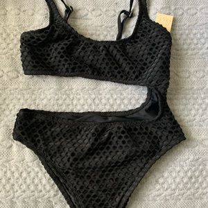 Black swimsuit